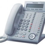 Teléfono IP Panasonic con 24 botones, LCD de 3 líneas, altavoz